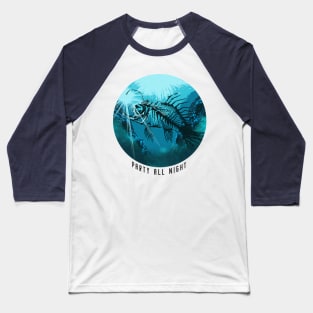 Angler fish, Electronic, Music, Party, Festival Baseball T-Shirt